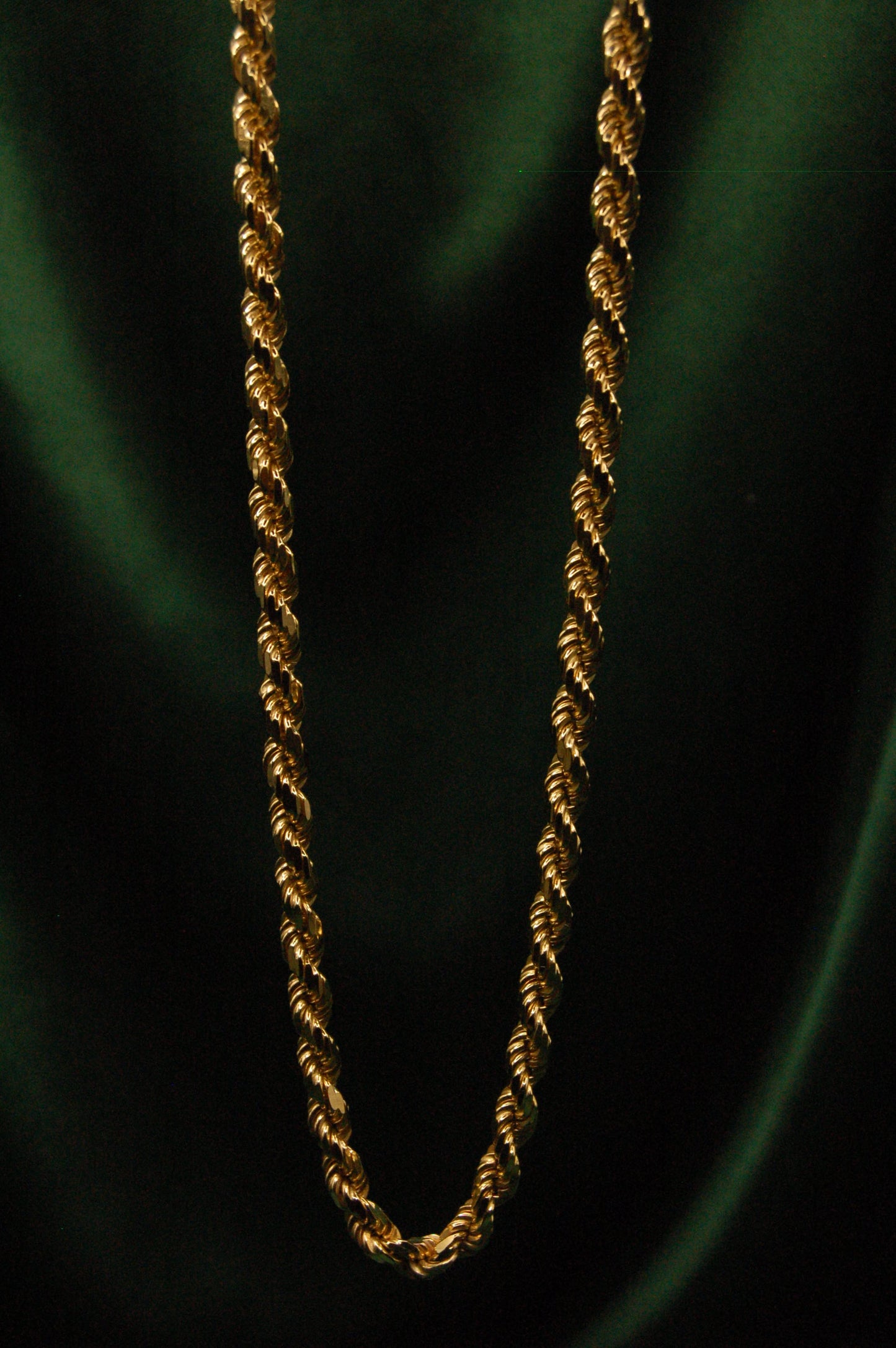 GOUDEN ROPE KETTING MASSIEF