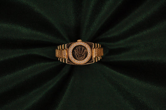 GOUDEN KROON SCHAKEL HEREN RING