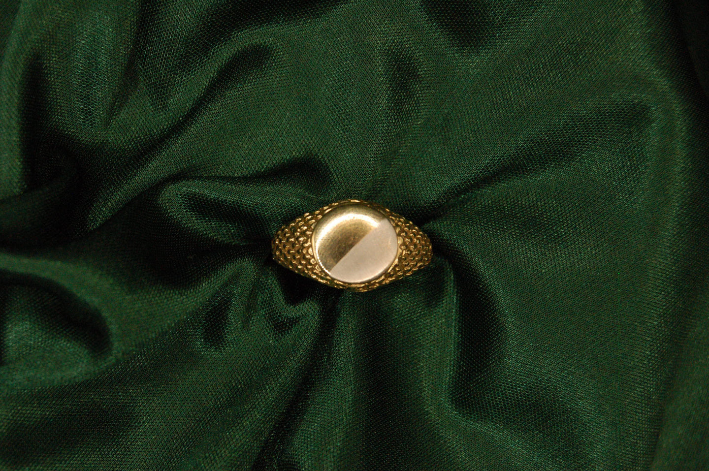 GOUDEN OLIVER ZEGEL HEREN RING