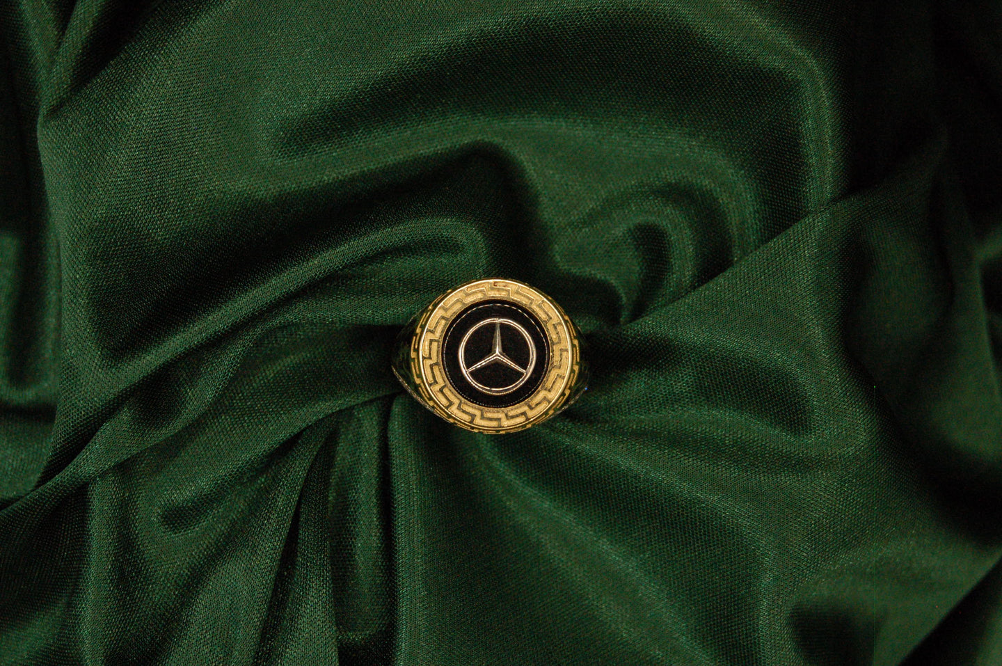 GOUDEN MERCEDES HEREN RING